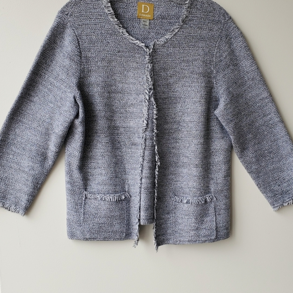 Damask Fringed Jacket - Picture 6 of 10